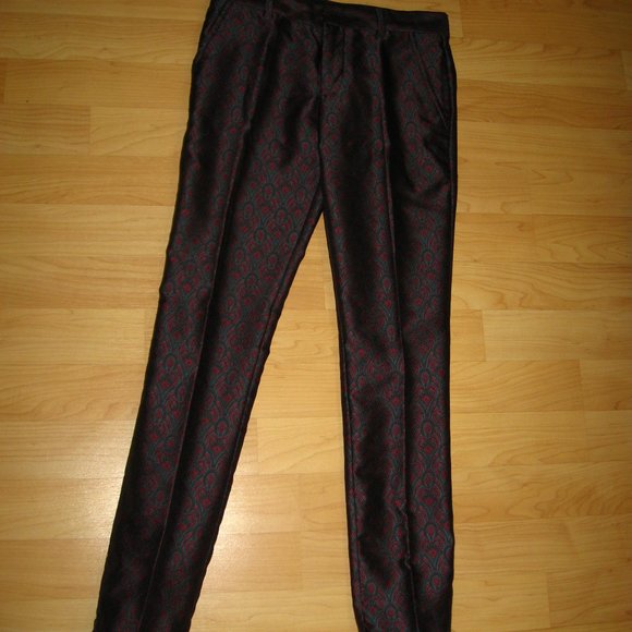 ๐ ๐ Mister Mr. Trina Turk Brocade Men's Pants 28 - Picture 3 of 10